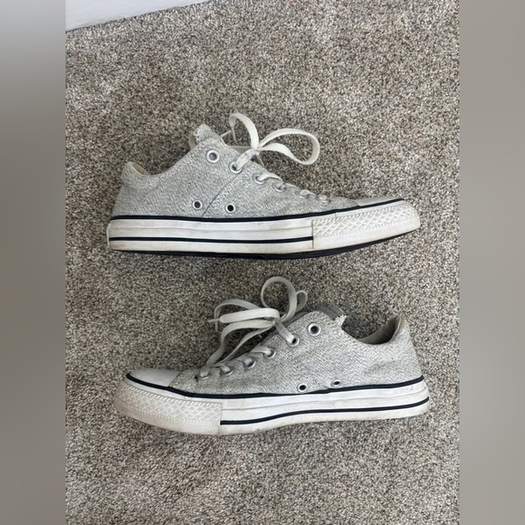 Converse Women’s Grey Chuck Taylor Madison Oxford US 8 Gray woven - Picture 6 of 6